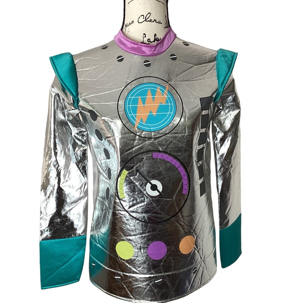 NEW Robot Halloween Costume Top Only Target Hyde and Eek! Boutique Kids Large